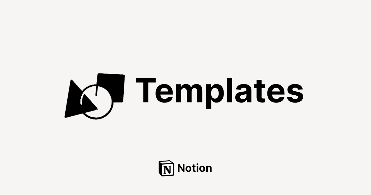 Notion Templates