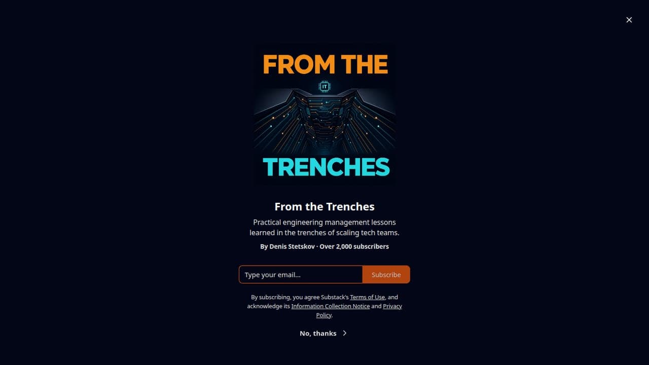 From the Trenches
