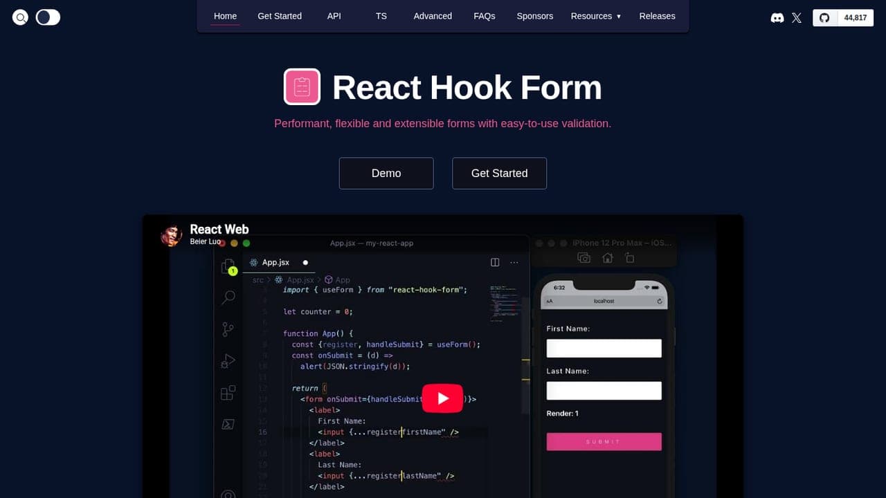 React Hook Form