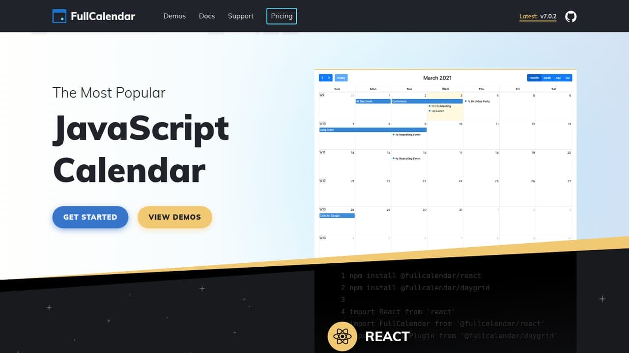 FullCalendar